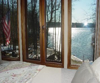 Direct Water View of Lake Anna from our 2nd Master King Bedroom